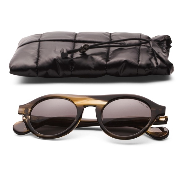 Moncler 48MM Designer Sunglasses Dark Green - Picture 2 of 10